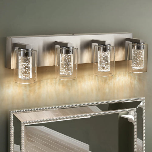 steffenmüller 3-Light Brushed Metal Bathroom Vanity Light