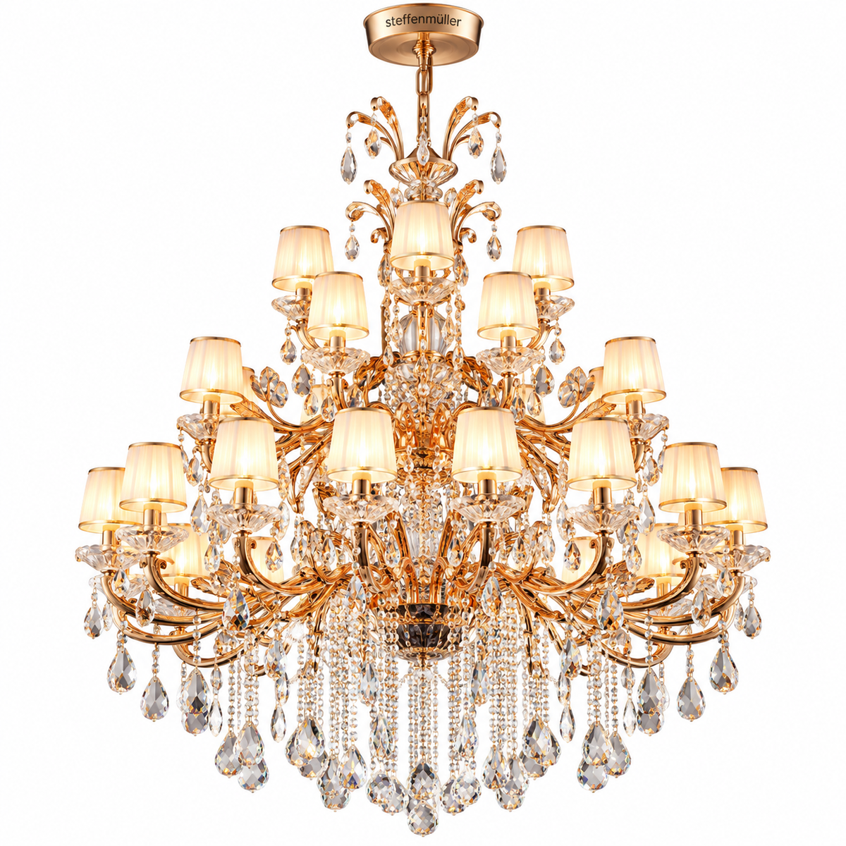 steffenmüller Multi-Light Crystal Chandelier