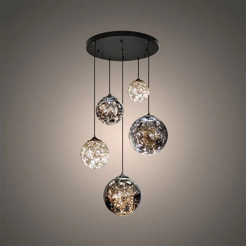 steffenmüller 3-Light Glass Pendant Ceiling Fixture